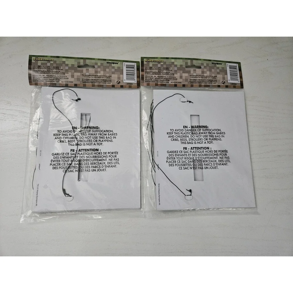 2018 Minecraft Birthday Party Decorations And Supplies‎ Lot New In Packages